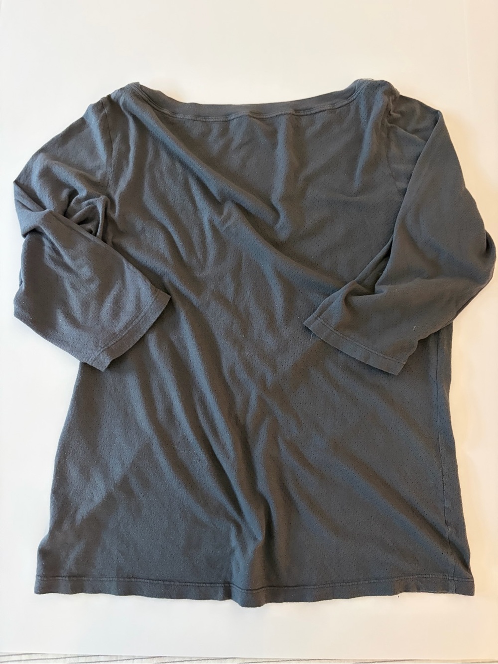Russ Berens Malibu USA Women’s Dark Gray 3/4 Length Sleeve Top